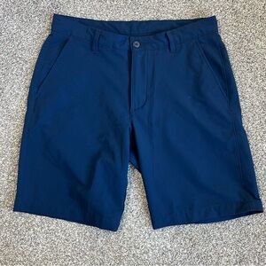 Under Armour Blue‎ Chino Golf Outdoor Shorts, Size 34